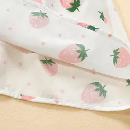 Bold N Elegant Fruit Print Sleeveless Dress With Bag image 4