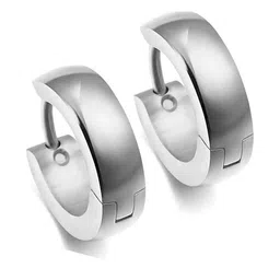 shobhram Unisex Silver Earrings image 2