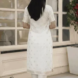 Zaierra Boutique Women Ethnic Motifs Regular Kurta with Trousers & With Dupatta image 3