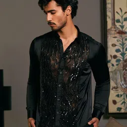 Siddartha Tytler Men Opaque Printed Casual Shirt image 2