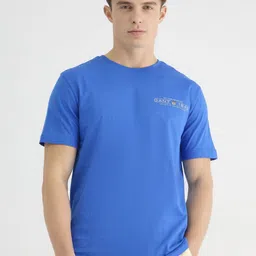 GANT Men Typography Printed Round Neck Cotton T-shirt-picture-28