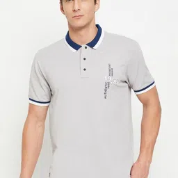 MOUNTAIN COLOURS Men Polo Collar Pockets T-shirt-image-36