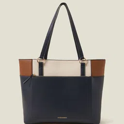 Accessorize Colourblocked PU Structured Tote Bag-picture-43