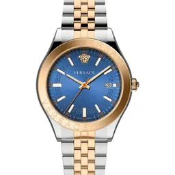 Versace Men Brass Dial & Stainless Steel Analogue Watch VEVK01424-picture-21
