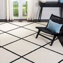 IMRA CARPET White Geometric Polyester Carpet-picture-18