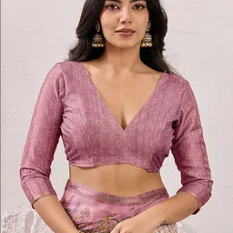 SHOPLANCE Silk Blend Tussar Saree image 4