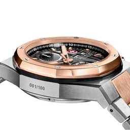 SWISS MILITARY HANOWA Men Dial & Stainless Steel Bracelet Style Straps Analogue Automatic Motion Powered Watch image 2