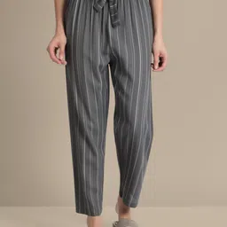 TWIN BIRDS Women Striped Elasticated Regular Western Palazzos-picture-21