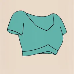 Anouk Batik Pure Cotton Saree image 3