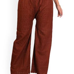 SRISARAS Women Mid Rise Relexed Fit Trousers-picture-21