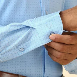 Allen Solly Sport Men Geometric Printed Spread Collar Formal Shirt image 2