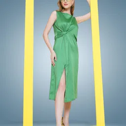 KATLINE Women Sheath Midi Dress image 5