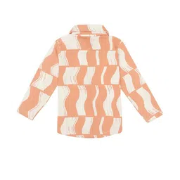 Pubu Boys Peach Pure Cotton Printed Clothing Set image 4