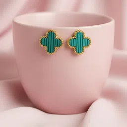 JEWELSCAPE Floral Studs Earrings image 3