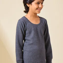 INFERNO Kids Ribbed Cotton Thermal Top image 2