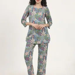 Divena Women Floral Printed Night suit-picture-29