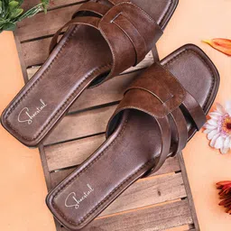 Shoestail Women Open Toe Flats-picture-29