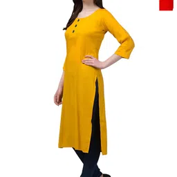 Coft Selection Of 2 Round Neck Thread Work Three-Quarter Sleeves A-Line Crepe Kurta-picture-26