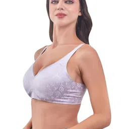 LIBRA Floral Bra Full Coverage Lightly Padded image 2