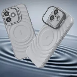 Luxury Kase Ripple Textured Rugged & Wireless Charging iPhone 17 Back Case image 5