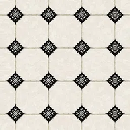 Asian royal White & Black Printed Self Adhesive Wall Sticker image 5