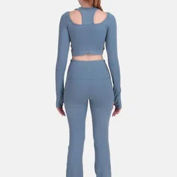 Wearjukebox Round Neck Top With Trouser image 3