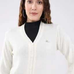 Monte Carlo V-Neck Woollen Cardigan image 3