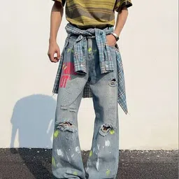 KPOP Men Printed Original Trousers image 2