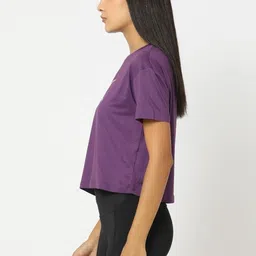 Performax Women Graphic Printed Short Sleeves Boxy Crop T-shirt image 2