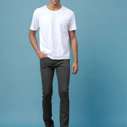 AWACK Men Comfort Regular Fit High-Rise Pure Cotton Stretchable Jeans image 3