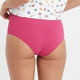 FiveFlag Pack Of 3 Combed Cotton Mid-Rise Hipster Briefs image 2