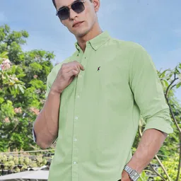 Thomas Scott Men Premium Slim Fit Opaque Casual Shirt-picture-32
