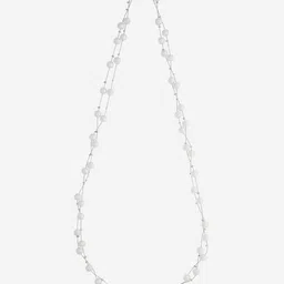 Kushal's Fashion Jewellery Rhodium-Plated Pearl Beaded Necklace image 2