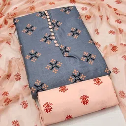 KALINI Printed Unstitched Dress Material-picture-21