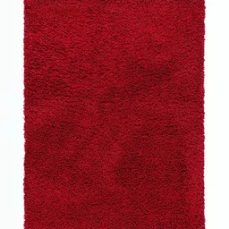 CARPETIFY Red Shaggy Anti-Skid Carpet image 3