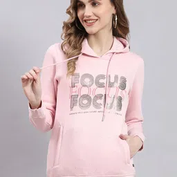 Monte Carlo Women Printed Hooded Sweatshirt image 1