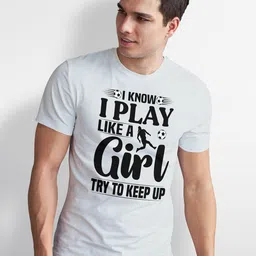 Seekbuylove Men Typography Printed Bio Finish T-shirt image 2