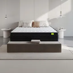 Wakeup India White & Black Quilted Riserox Luxe Comfort Pocket Spring Queen Mattress-picture-54