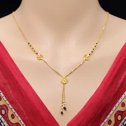 SONI JEWELLERY Gold-Plated Brass Mangalsutra-picture-25