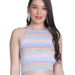 NYCRA Cotton Crochet Crop Top-picture-23