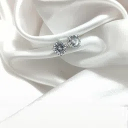 Shri adinath imitation Rhodium-Plated Drop Earrings image 3