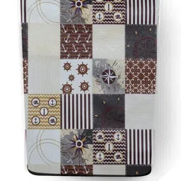 The Furnishing Tree Washing Machine Cover Compass Pattern Grey Compatible for Whirlpool 7.5 Kg Full image 5