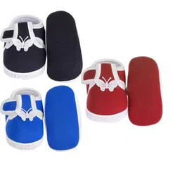 NESKA MODA Black Cotton Booties image 2