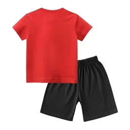 YK Boys Printed T-shirt with Shorts image 2