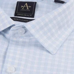 Arrow Men Micro Checks Checked Casual Shirt image 4