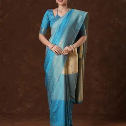 Saree mall Ethnic Motifs Zari Venkatgiri Sarees-picture-29