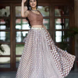 Moda Rapido Semi-Stitched Lehenga & Unstitched image 4