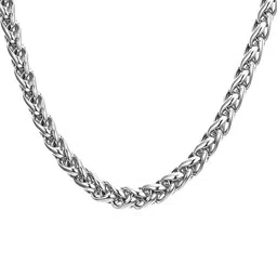 Vaiseema Unisex Silver-Plated Chain-image-15