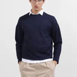 The Indian Garage Co Round Neck Drop-Shoulder Sleeves Boxy T-shirt-picture-33