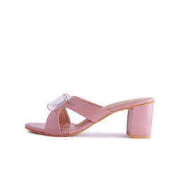 DressBerry Block Mules with Bows image 3